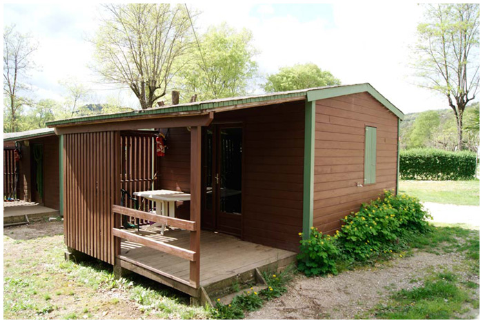 Chalet rentals at Chaulet Village campsite