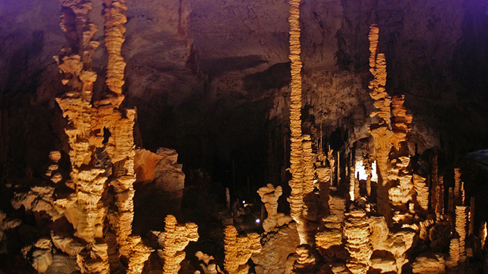 The cave Aven d'Orgnac