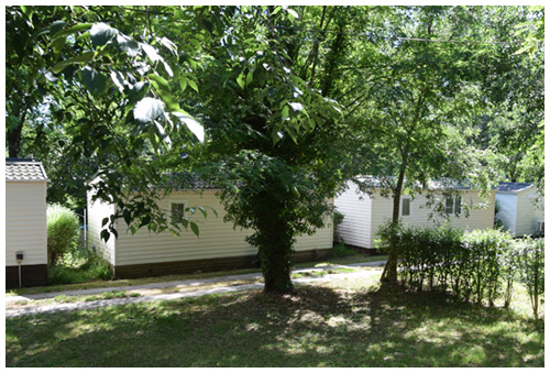 Chalet rentals at Chaulet Village campsite