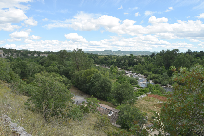 Horizon and view at chaulet village campsite