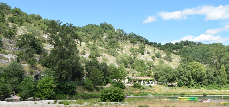 Blick auf das Restaurant Chaulet Village