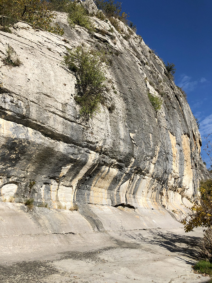 Climbing at chaulet village campsite